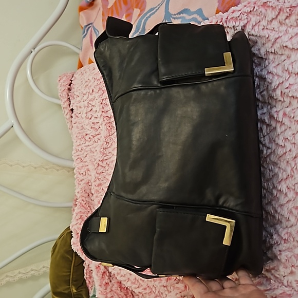 Michael Michael Kors Black Leather Large Satchel - Picture 3 of 10